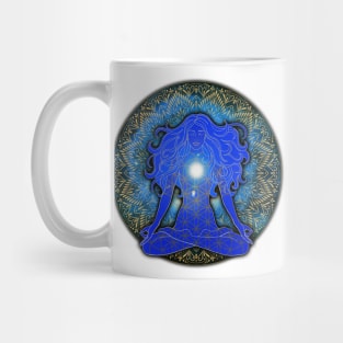 Soul Awakening Blue Mandala Mug